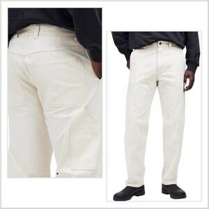 Madewell Pants Mens 35x30 Beige Relaxed Straight Workwear Double Knee Utility